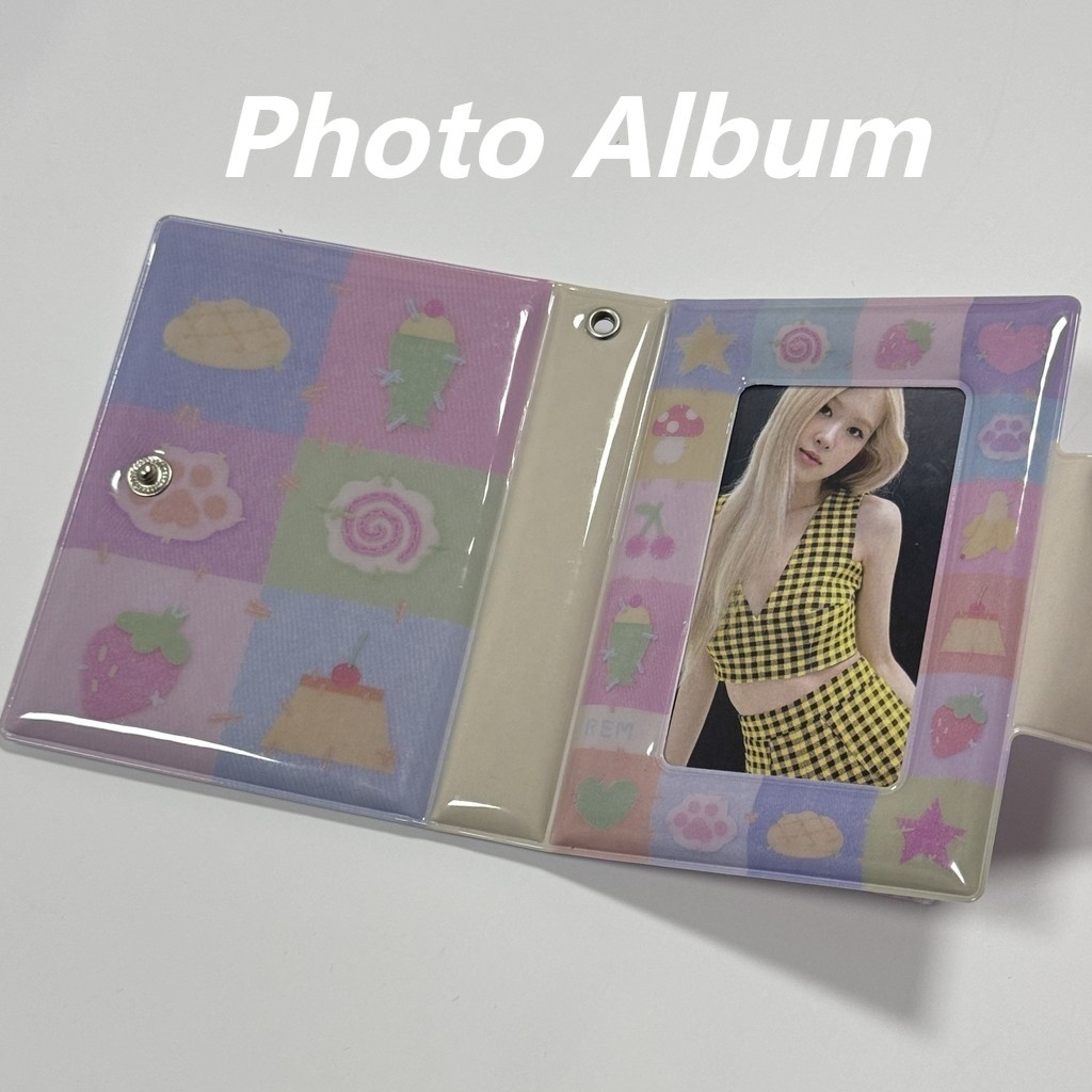 【ใหม่】Pixel สมุดใส่บัตรภาพ 36 ช่องขนาด 3 นิ้ว อัลบั้มรูปไอดอล Kpop สมุดเก็บบัตรประจำตัวนักเรียน เครื่องเขียนของขวัญ