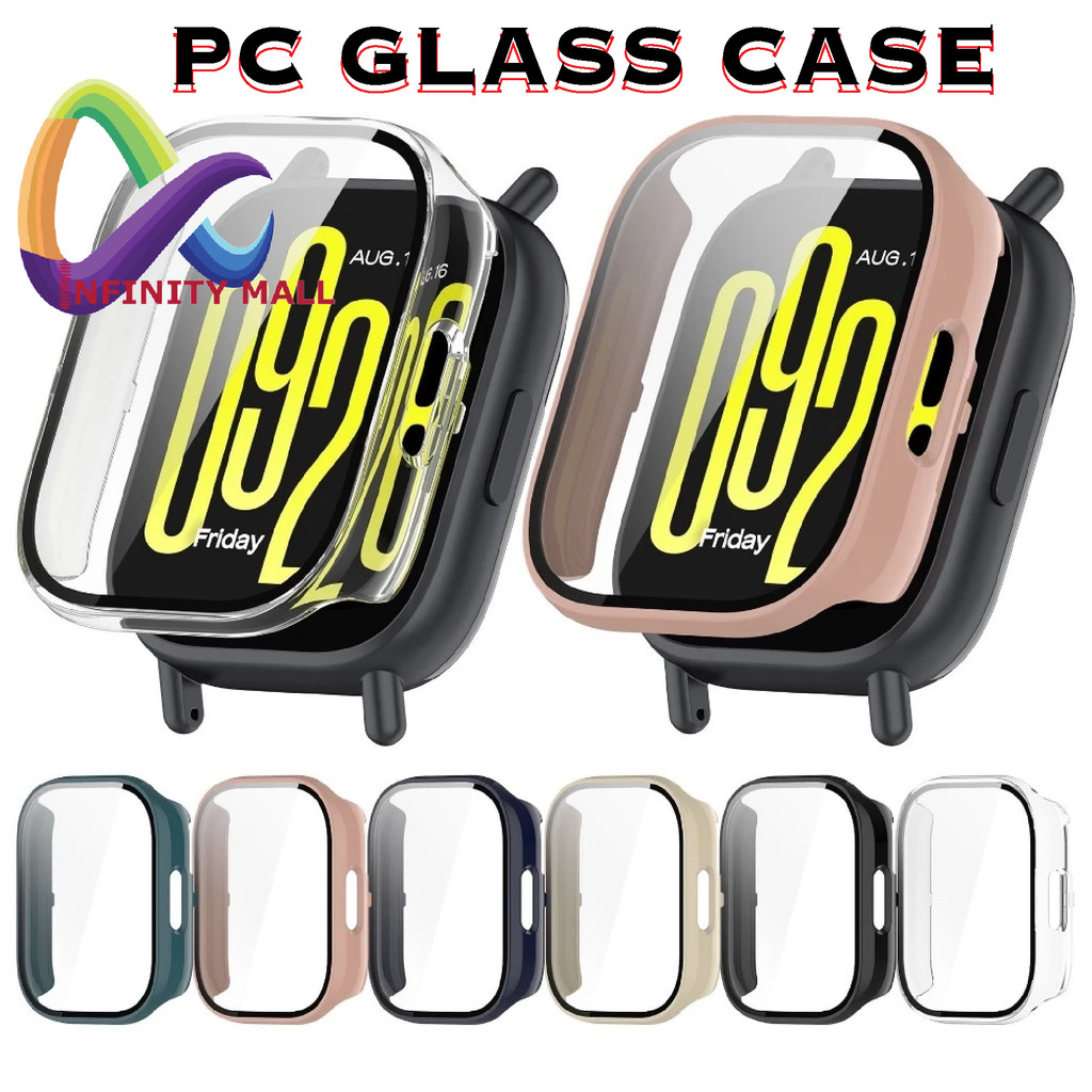 เคสกระจก Redmi Watch 5 Active / 5 Lite PC glass case