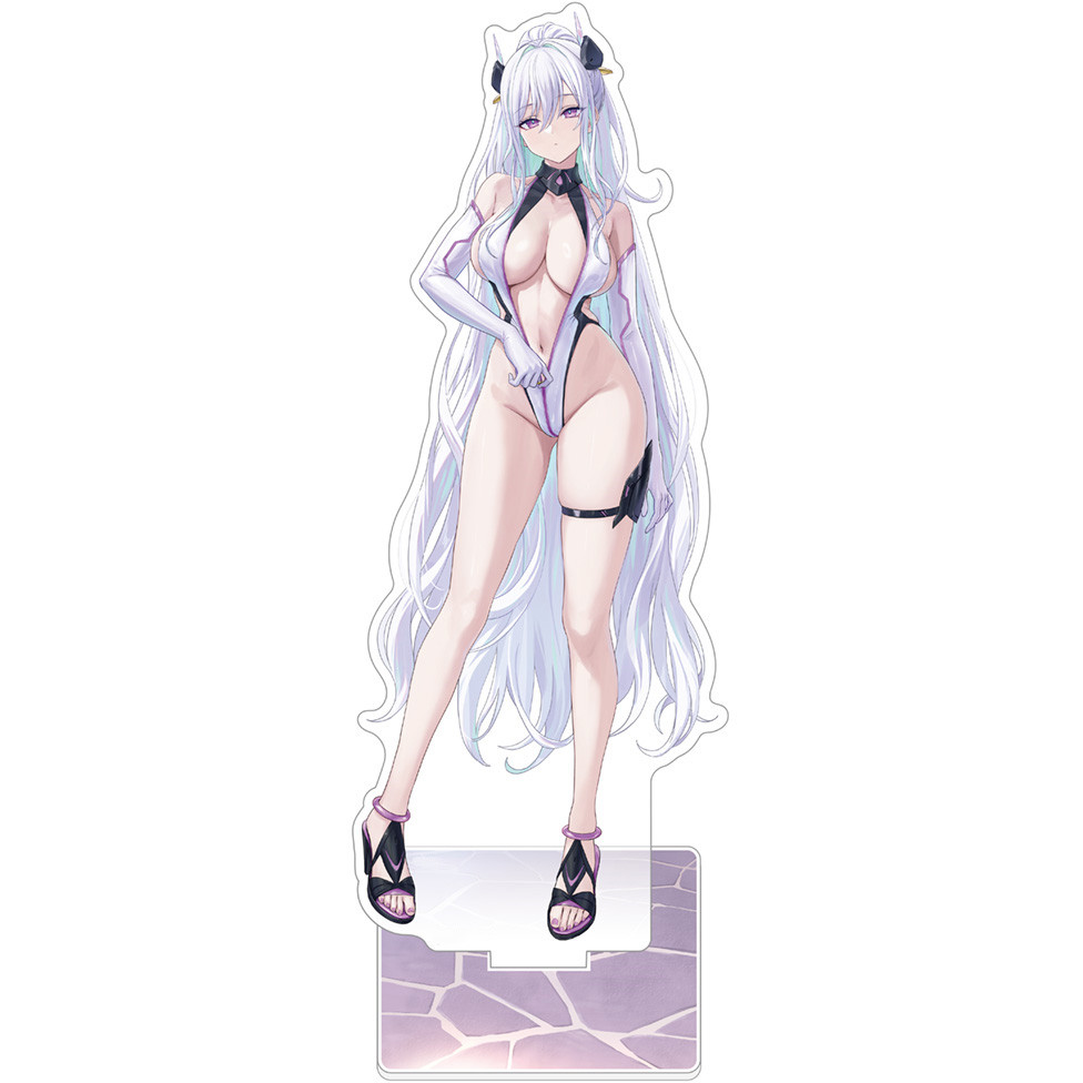 พวงกุญแจ, Game Standee Model Azur Lane Inmitable Belfast Official Study Desk Decorative