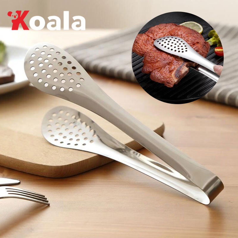KOALA ที่คีบอาหารสแตนเลส ที่คีบของทอด 7นิ้ว 9นิ้ว 12นิ้ว 14นิ้ว