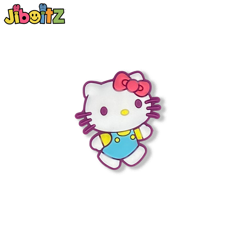 Jibbitz crocs charm รองเท้าหัวเข็มขัดรูอุปกรณ์เสริมรองเท้า Sanrio น่ารัก Kuromi Melody รองเท้าแฟชั่นอุปกรณ์เสริม