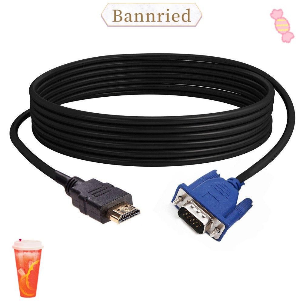 Bannriedsg989 1-5m HDMI-ใช้งานร่วมกับ VGA Converter Professional 1080P Digital Display Output สําหรับ PC HDTV