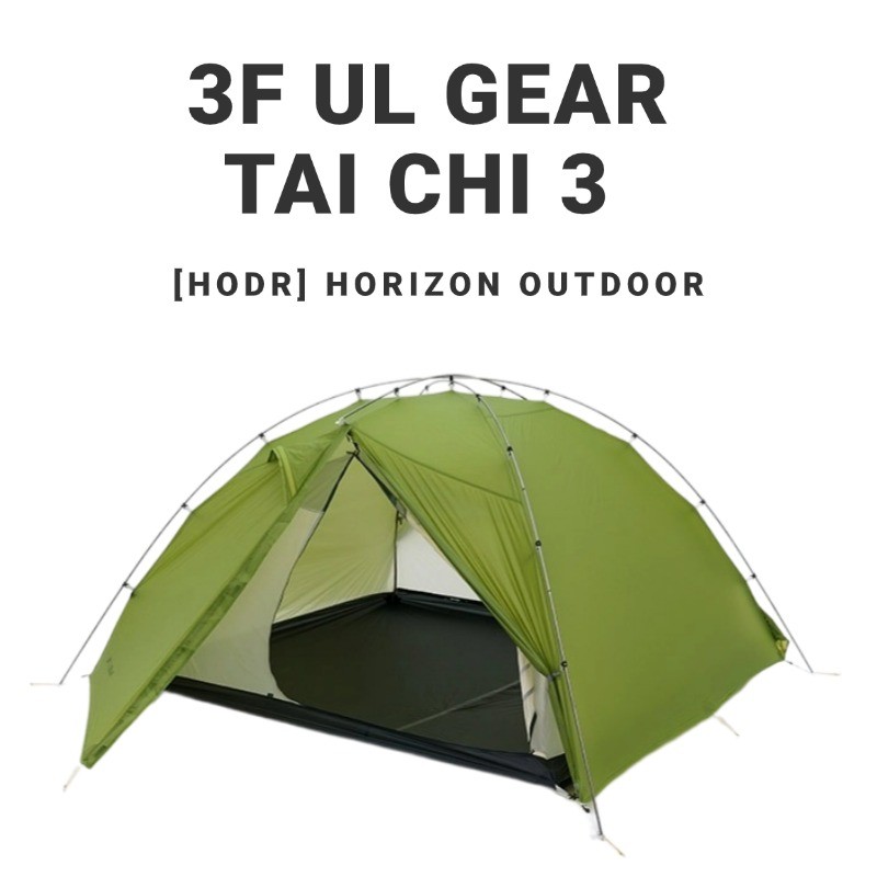 [LODR] 3F UL GEAR Tai Chi 3 Ultra-light Multi-person เต็นท์เบาพิเศษสําหรับตั้งแคมป์สองชั้นหลายคน, กา