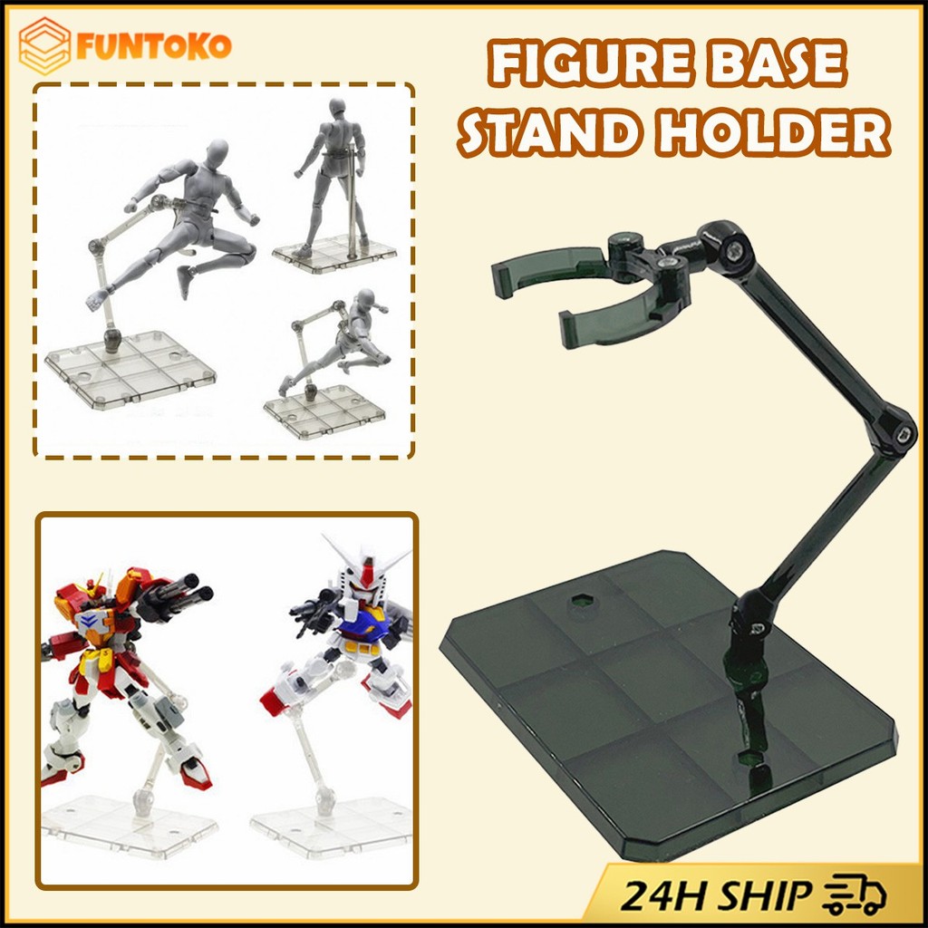 สินค้ามีคุณภาพ ฐานขาตั้งฟิกเกอร์ ขาตั้งโมเดลกันดั้ม สำหรับHG RG ROBOT และ1/144 1 ชุด