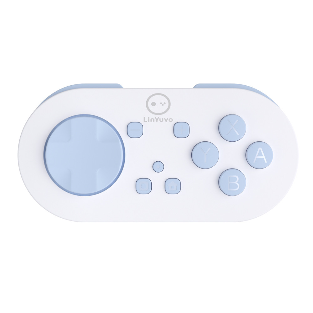 Linyuvo KS54 คอนโทรลเลอร์สําหรับเล่นเกมที่รองรับบลูทูธไร้สายพร้อมการสั่นสะเทือน 180mAh สําหรับ Android/iOS/สวิตช์/รองรับโหมดคีย์บอร์ด