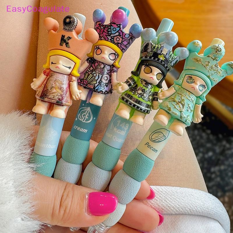 Eas 1PC Creative เครื่องเขียน Princess King ลักษณะปากกาลูกลื่นกดประเภท Core ธุรกิจปากกา Core ทรงกระบอกปากกาลูกลื่นเด็กของขวัญ Ate