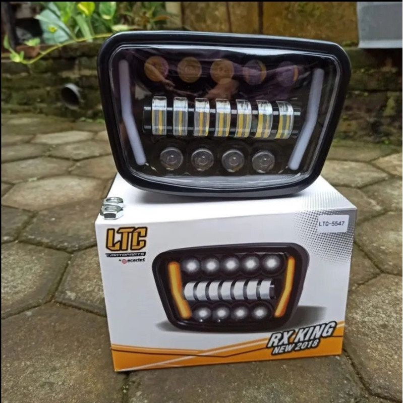 RX KING DAYMAKER RX KING FULL BLACK SUPER BRIGHT HEADLIGHTS