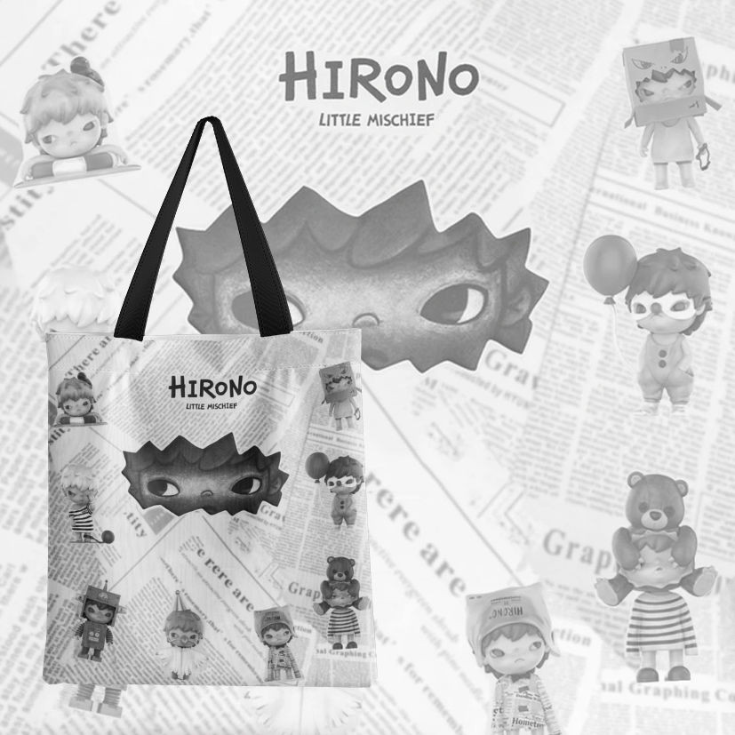 Ono HIRONO ฮิโรโนะ สินค้า Popmart กระเป๋าสะพายมูลค่าสูงการ์ตูน Commuter Student Class กระเป๋าสะพาย111302