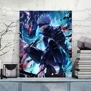 Hamlet️40*50ภาพสีน้ํามันดิจิตอลdiy/การ์ตูนญี่ปุ่น/jujutsu Ka…