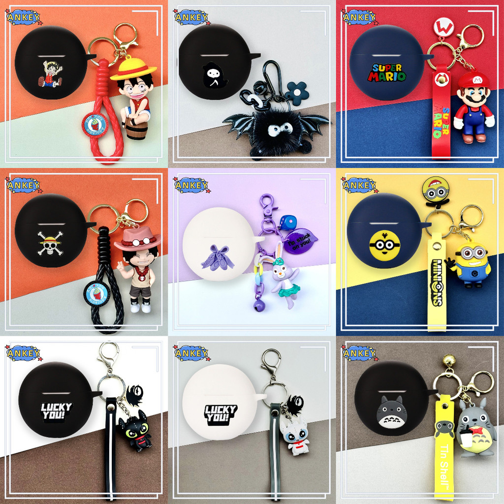 Case For Honor Choice Earbuds X7e Earphone Silicone Case Earbuds Cool Boy Soft Protective Headphone 