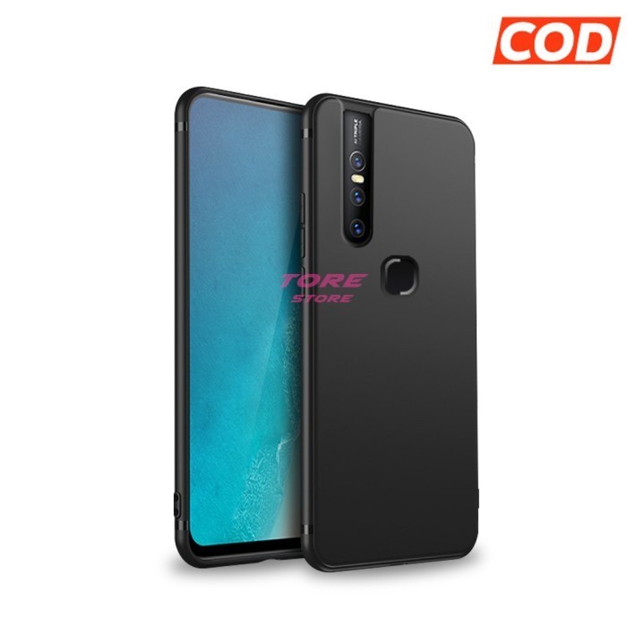 CASE VIVO V15 / V15 PRO SOFT CASE SLIM MATTE BLACK DOFF SOLID