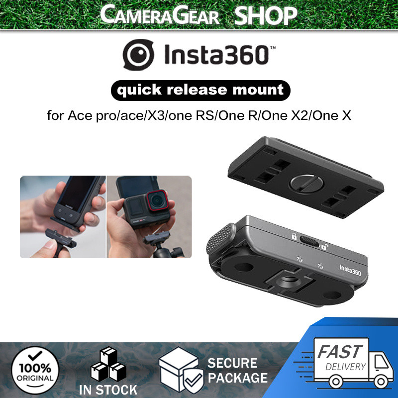 Insta360 Quick Release Mount for X4/Ace pro2/Ace/ X3/One RS/One R/One X2