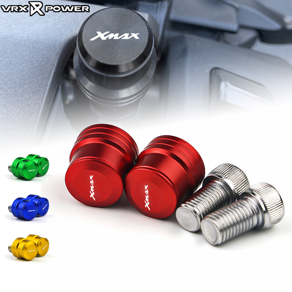 สําหรับ YAMAHA XMAX 300 v1 v2 สกู๊ตเตอร์ CNC กระจกมองข้างอะแดปเตอร์รูปลั๊กฝาครอบ