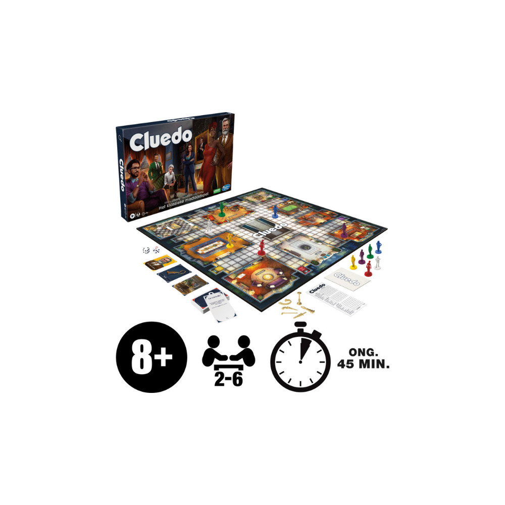 HASBRO GAMIMG CLUE CLUEDO CLASSIC REFRESH ของเล่น บรอดเกมส์ เกมกระดาน