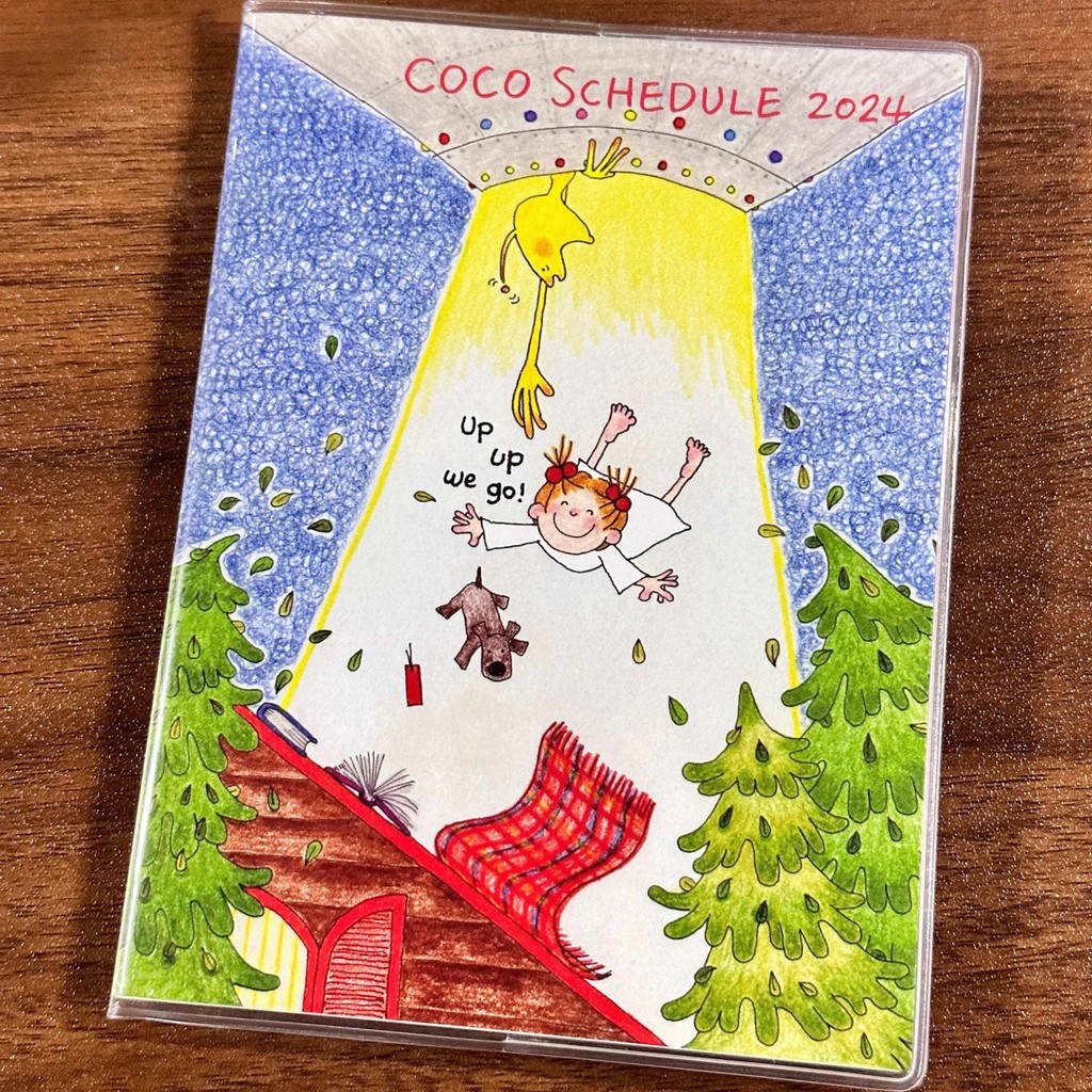 Coco Sauce Girl 2025 คู่มือประจําปี B6 Schedule Notepad สมุดบันทึกสีหน้าด้านในไดอารี่