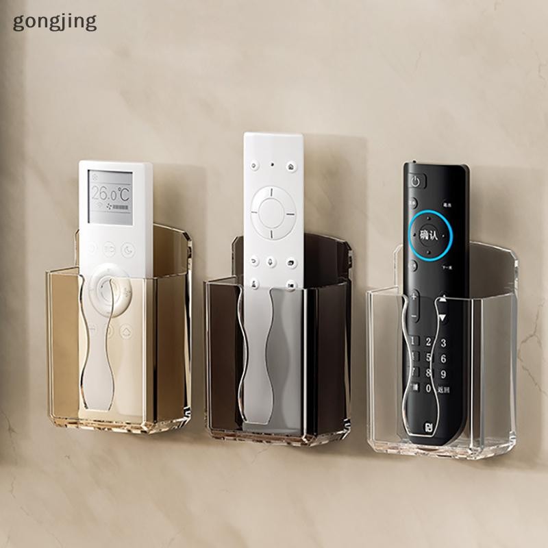 Gong ที่วางรีโมทเครื่องปรับอากาศ Universal สีขาวติดผนังกล่องจัดเก็บรีโมทคอนโทรลที่วางโทรศัพท์ th