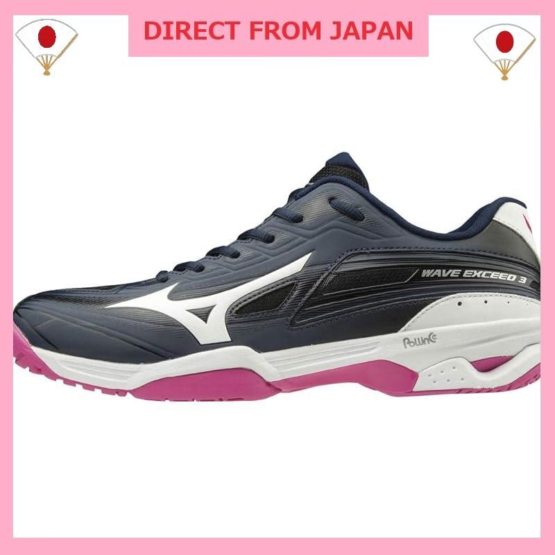 [Mizuno] Tennis Shoes Wave Exceed 3 OC Navy x White x Pink 27cm 2E
[Mizuno] Tennis Shoes Wave Exceed