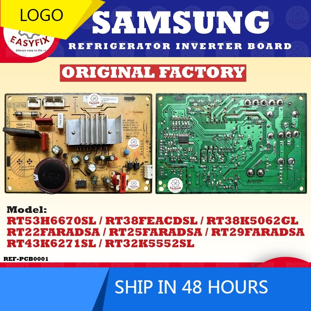 Da41-00814c / DA92-459Y SAMSUNG RESERATOR INVERTER PCB BOARD RT53H6670SL RT38FEACDSL RT38K5062GL RT4