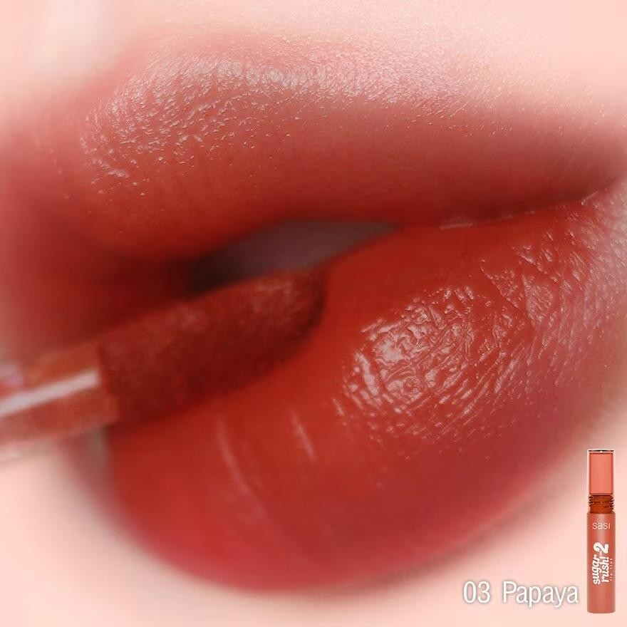 Sasi ศศิ ชูการ์ รัช วอลลุ่ม ทู ลิป ทินท์ Sugar Rush Volume 2 Lip tint 2g. - ภาพย่อย 5