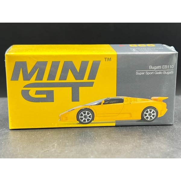 Mini GT Bugatti EB110 Super Sport Giallo Bugatti