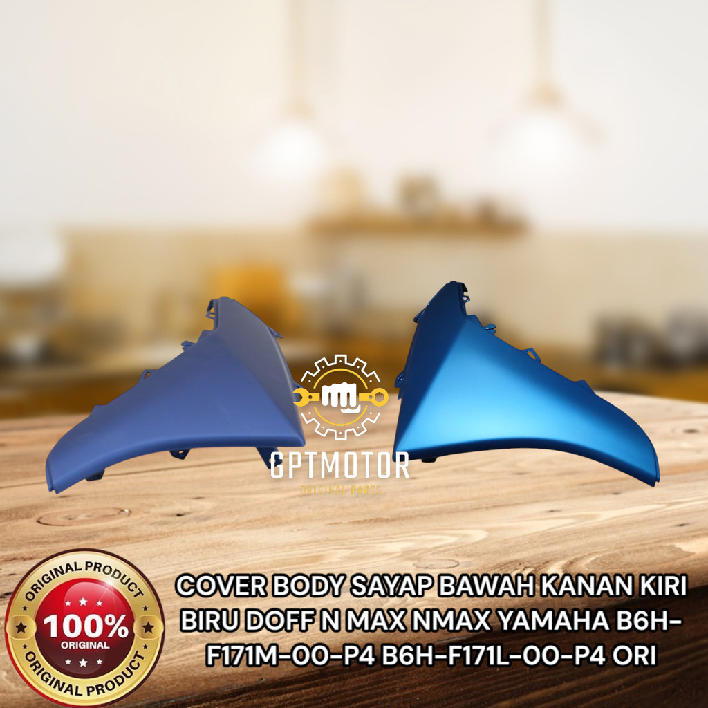 ฝาครอบร่างกาย LOWER WING RIGHT LEFT BLUE DOFF N MAX NMAX YAMAHA B6H-F171M-00-P4 B6H-F171L-00-P4 เดิม