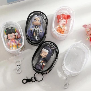 💥พร้อมส่ง💥กล่องเก็บสายเคเบิล กระเป๋าเก็บซิปใสขนาดเล็กแบบพกพา กระเป๋าเก็บหูฟัง กระเป๋าตุ๊กตา กล่องบรรจุสายข้อมูล