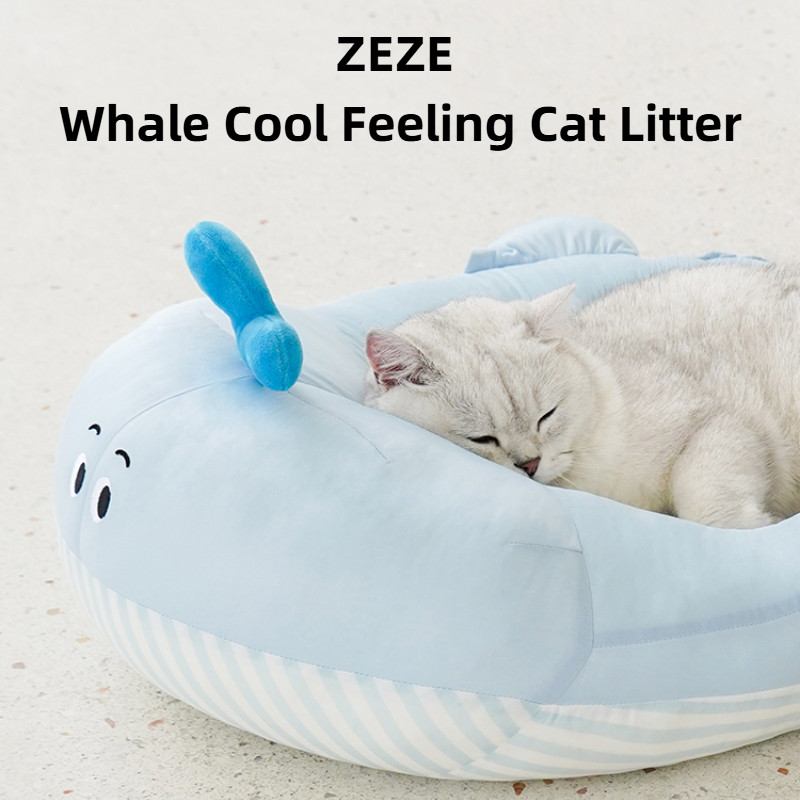 Zeze Whale Cat Litter Summer Cooling Kennel Cooling Pet Ice Pad Summer Ice Litter