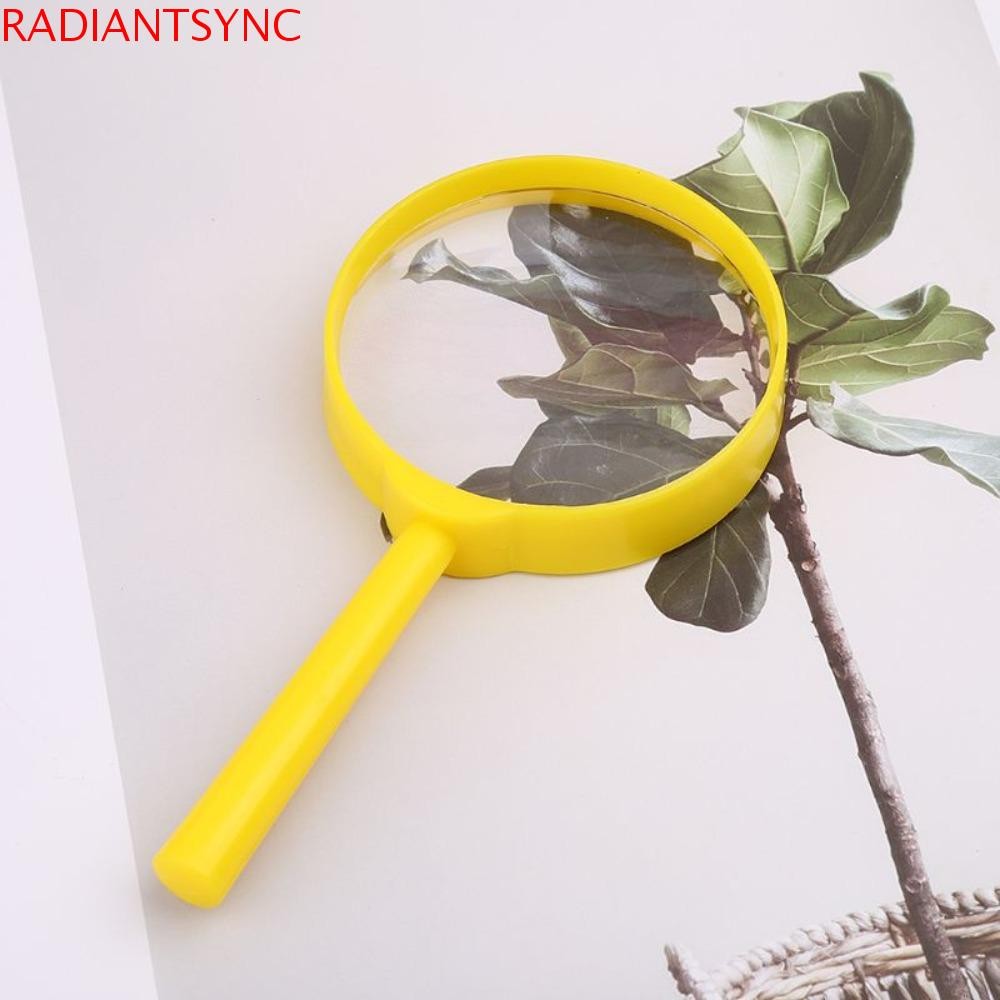 Radiantsync 3x แว่นขยายมือถือน่ารักแบบพกพาเด็กของขวัญทางกายภาพเคมีอ่าน Loupe Creative แว่นขยาย