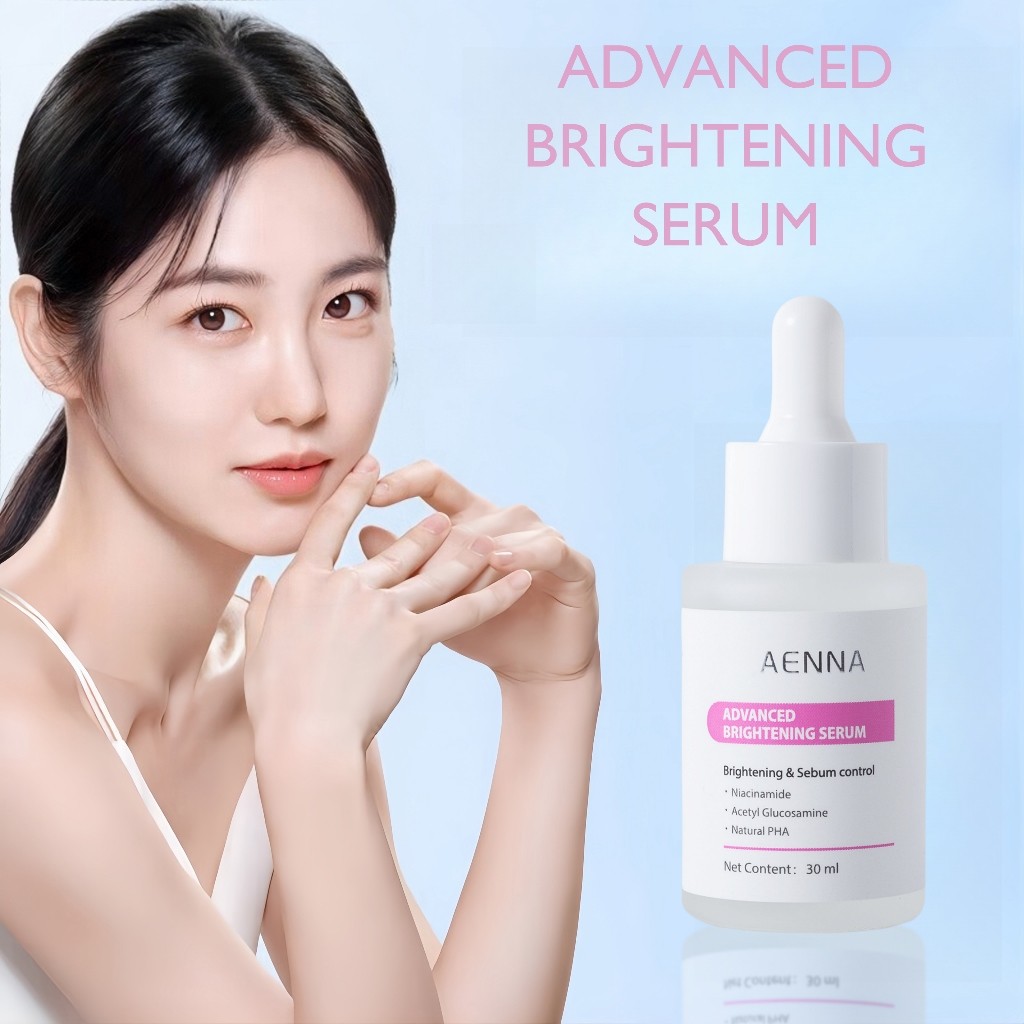 AENNA เซรั่มหน้าขาว 3 เปลี่ยนผิวหมองคล้ำให้กระจ่างใส สุขภาพดี AENNA ADVANCED BRIGHTENING SERUM