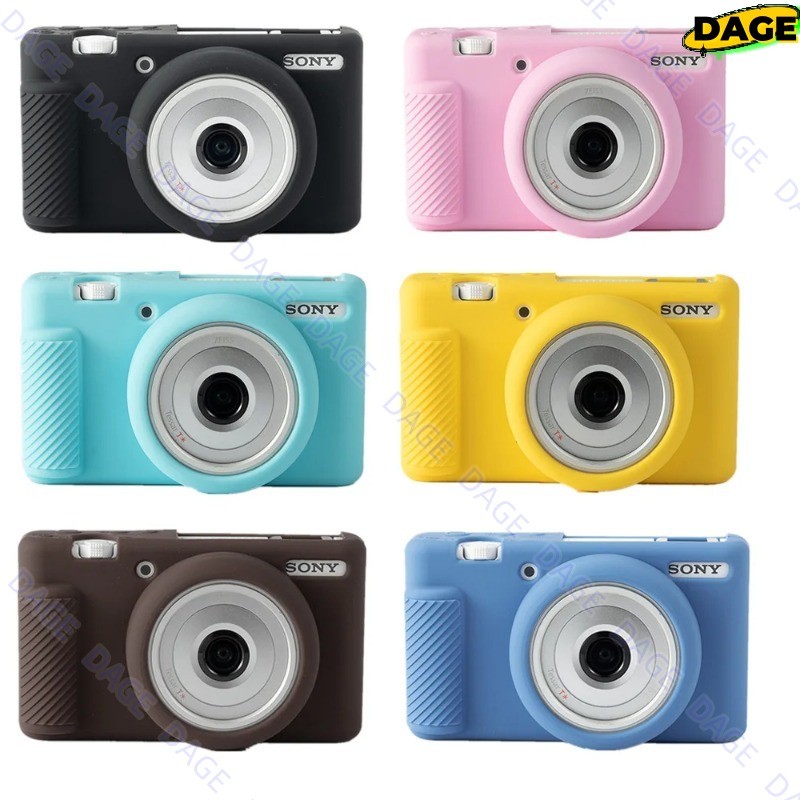 Cod ZV1F ซิลิโคนนุ่มเกราะกล้องสําหรับ Sony ZV1F ZV-1F ZV-1M2 ZV1M2 ป้องกันยางผิว DAGE