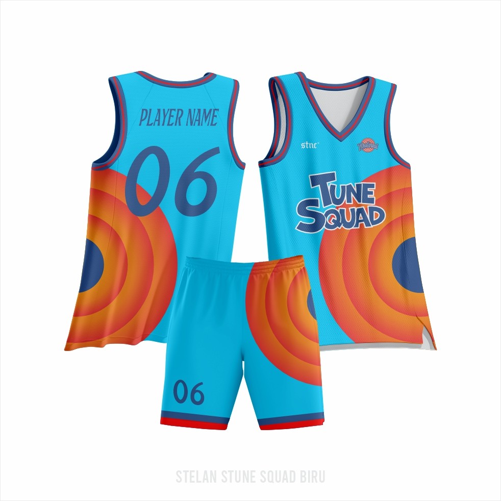 TUNE SQUAD BASKETBALL JERSEY KIDS AND ADULTS BASKETBALL SHIRT FULL PRINTING PREMIUM