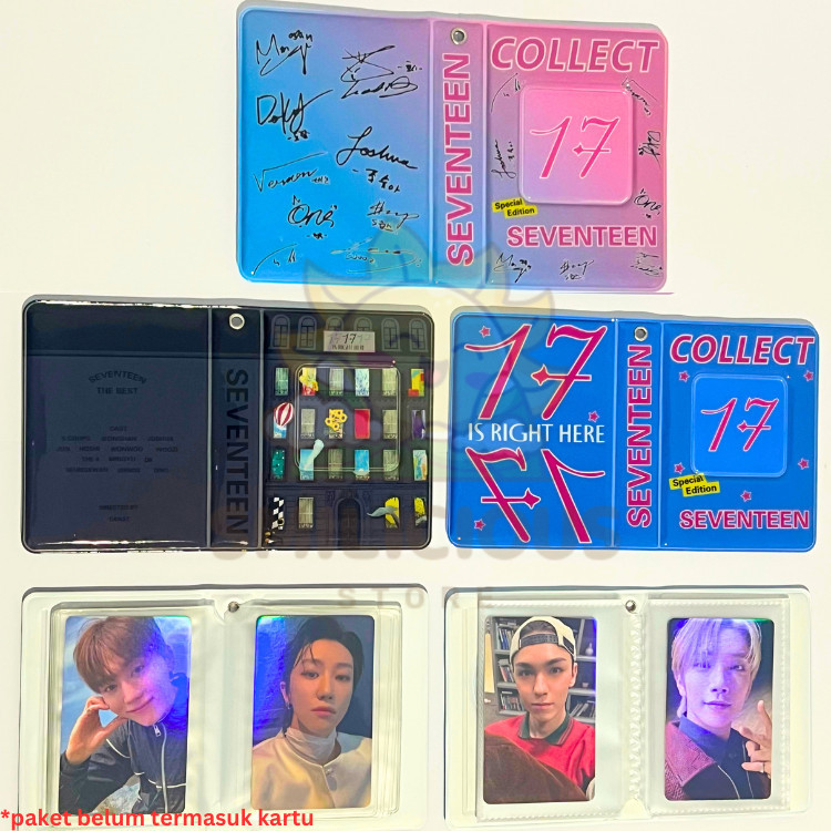 ฉบับพิเศษ 40 สล็อต Kolbuk อัลบั้ม Photocard PP Mini Seventeen Photo Holder SVT Collection Book วัสดุ