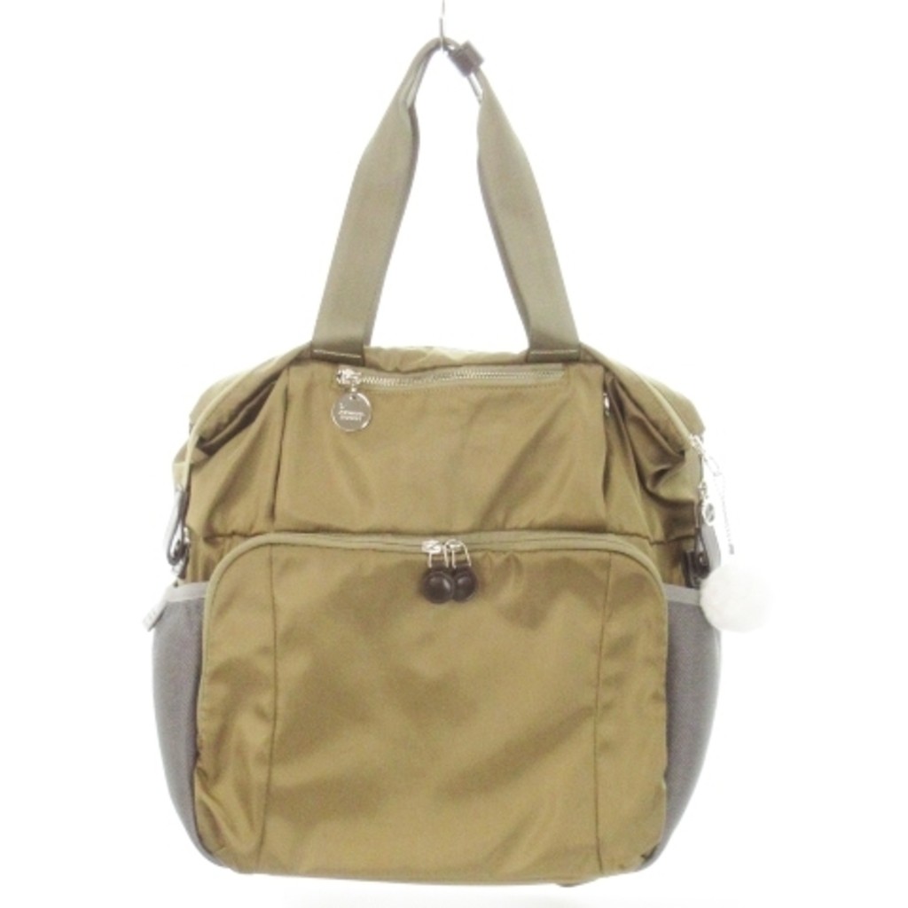 Kanana Project Backpack สีน้ําตาล ส่งตรงจากญี่ปุ่น มือสอง
