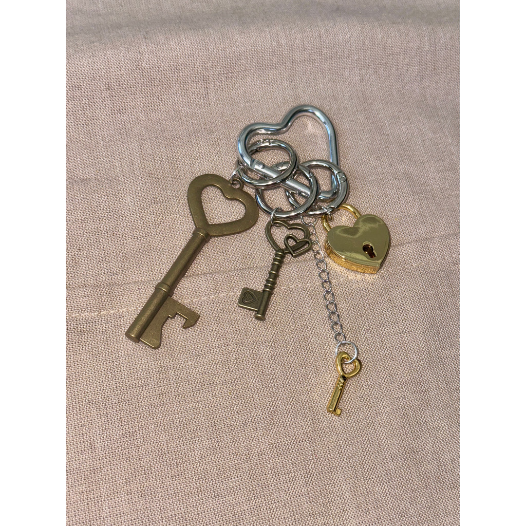ต้นฉบับ520ของขวัญอินสไตล์คลีนฟิตรักล็อคพวงกุญแจโลหะเนื้อจี้กุญแจหวานเย็นสาวร้อน2025ใหม่กระเป๋าจี้แฟชั่นเฉพาะกระเป๋าจี้แหวนกุญ - รูปที่ 6
