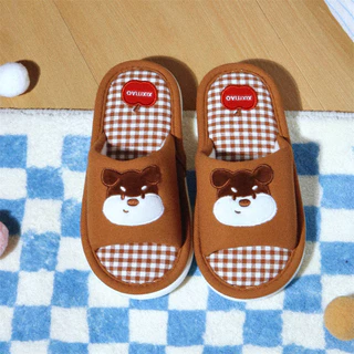 XIXITIAO สไตล์ใหม่ฤดูใบไม้ผลิฤดูร้อน Soft Sole หญิงรองเท้าแตะสบาย High-End Puppy ผ้าฝ้ายลินินรองเท้าแตะ