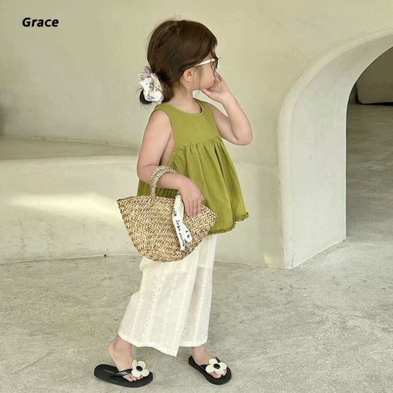 [Grace] ในสต็อก🔥ชุดเด็กผู้หญิง 3-8 ขวบ เนื้อผ้าฝ้าย กันยุง แห้งเร็ว ใส่เล่นสวนสาธารณะ..GR1095 # - รูปที่ 7