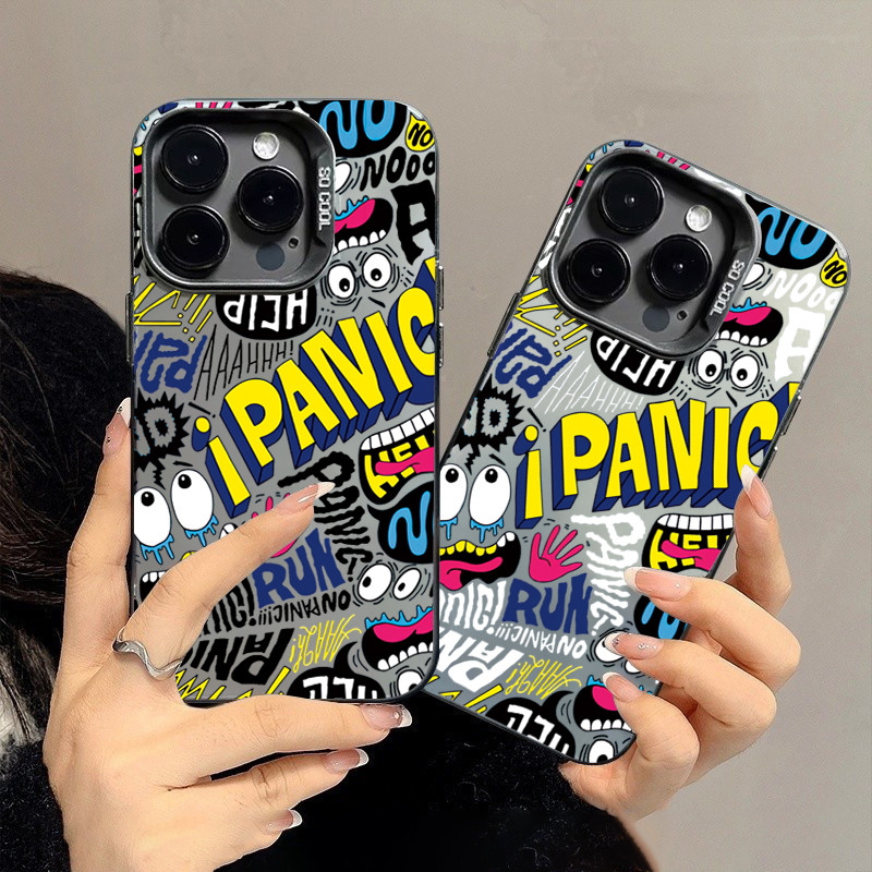 ปลอกเข้ากันได้สําหรับRedmi 14C 12 13 13C 4G Redmiหมายเหตุ14 13 12 11 Pro Plus 5G 10 Pro 12S 11SภาษาอังกฤษGraffiti IMDโลหะปกแข็งกันกระแทก