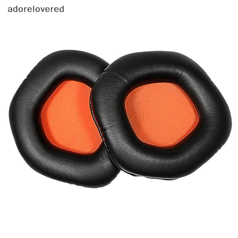 Adorelovered 1 คู่เปลี่ยน Potein หนังหน่วยความจําโฟมเบาะแผ่นรองหูฟัง Earprads สําหรับ Asus Rog Strix 7.1 2.0 PRO DSP หูฟังไร้สาย gafds