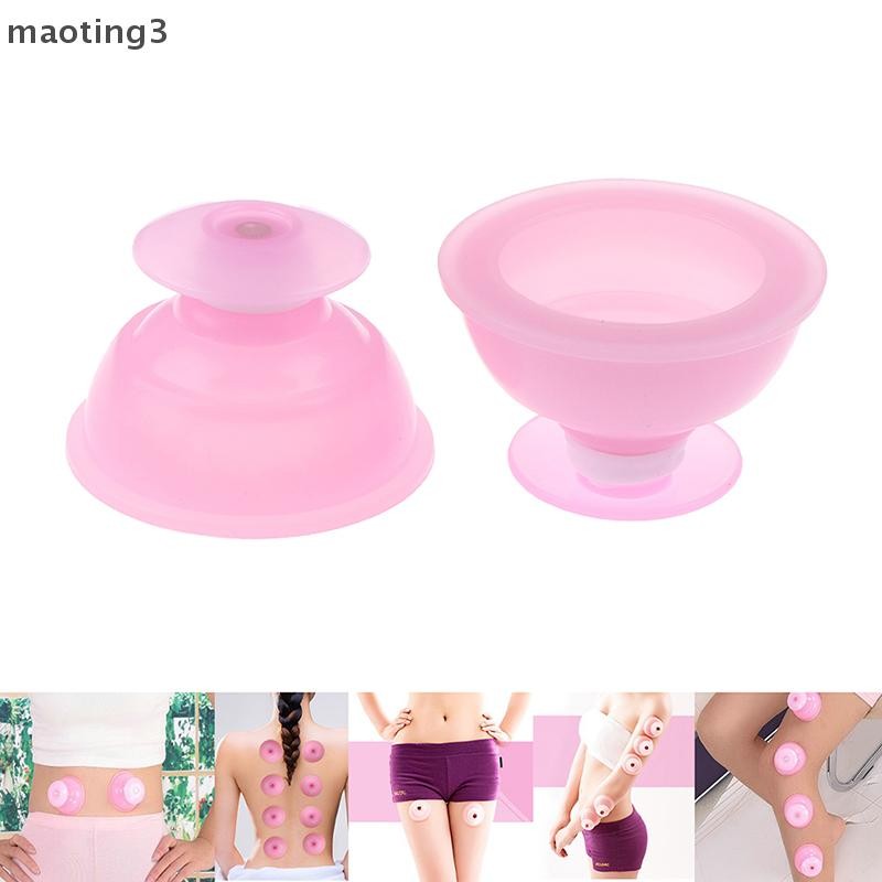 [maoying] Massage Cupping Cups Device Anti-cellulite Safety Health Vacuum Silicone [MT]