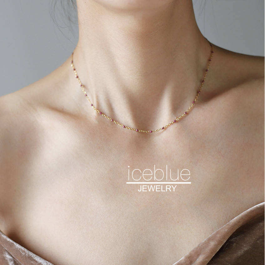 iceblue-Bohemian สไตล์สีม่วงสีชมพูน้ํามัน Dripping รูปที่ 2