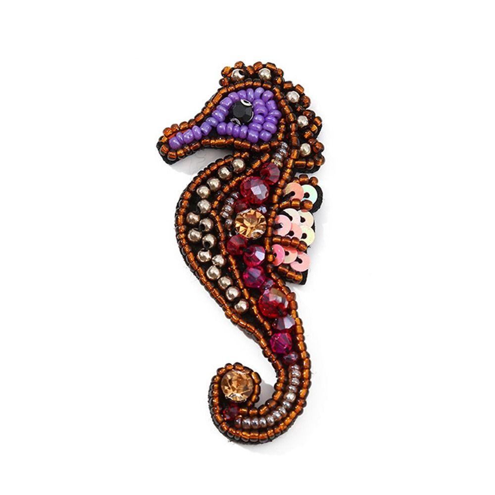 okhobby แพทช์ลูกปัด, Seahorse Crab Marine Animal Patch, รูปแบบเครื่องประดับปลาดาว Handmade การ์ตูนแพทช์สําหรับ DIY Craft & ผ้าตกแต่ง ราคา ถูกที่สุด ดีลบีเคเค แกลเลอรีภาพที่ 7
