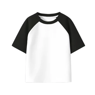 เสื้อยืดเด็กสีพื้นเกรดพรีเมียม ผลิตในไทย ไม่บาง แขนสั้น คอกลม ผ้านุ่ม สัมผัสเบาสบาย ไม่หด Kids T-Shirt