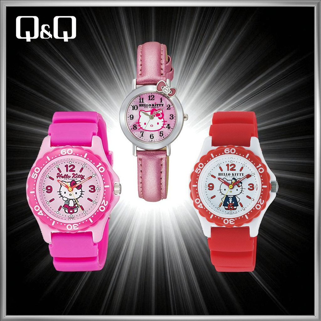 Citizen Q&Q Hello Kitty Watch VW23-130 Women's Pink
