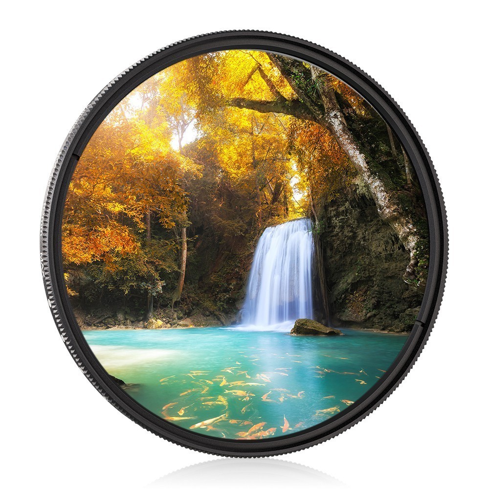 K&F CONCEPT B series 37mm-82mm Ultra-Slim Adjustable ND2-400 Filter พร้อมผ้าทำความสะอาด 3 ชิ้น