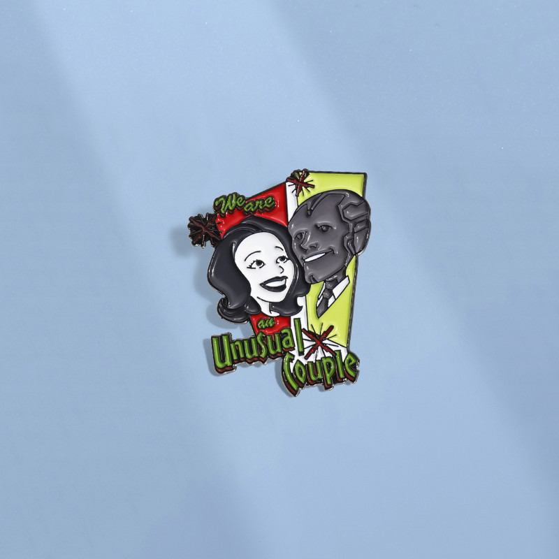 ภาพยนตร์ Wanda Vision เข็มกลัดการ์ตูนอะนิเมะตัวอักษร Pin Lapel Badges Pins กระเป๋าเป้สะพายหลังเครื่องประดับของขวัญสําหรับเพื่อน