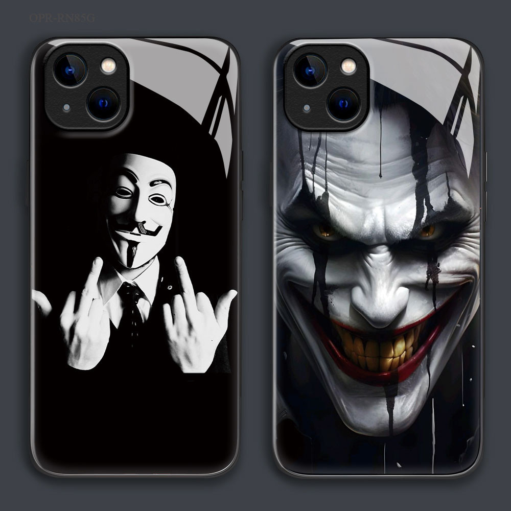 เคส For เคสแข็ง OPPO Reno 12 12F 11 11F 10 8 8T 8Z 7 7Z 6Z 6 5 4 2 4Z 2F F11 F9 F7 F5 Pro Youth 4G 5G ออปโป้ Glass BLK