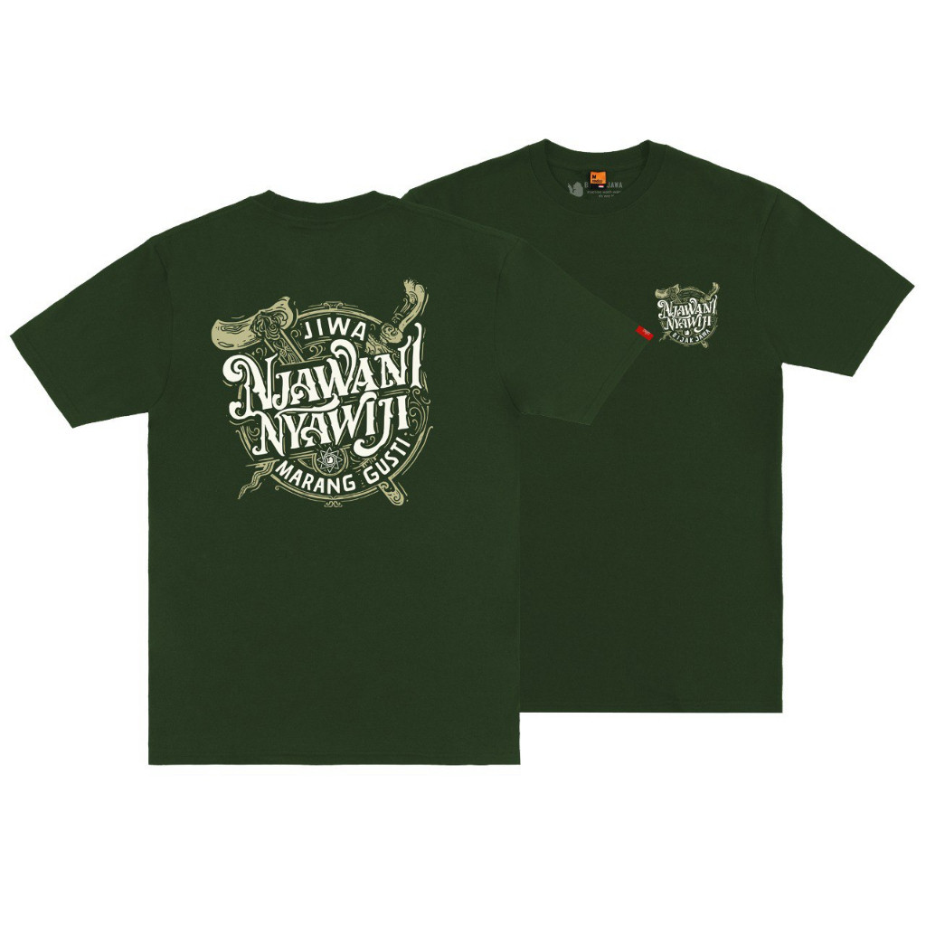 เสื้อยืด Jiwa NJAWANI NYAWIJI SHORT SLEEVE BAJAK