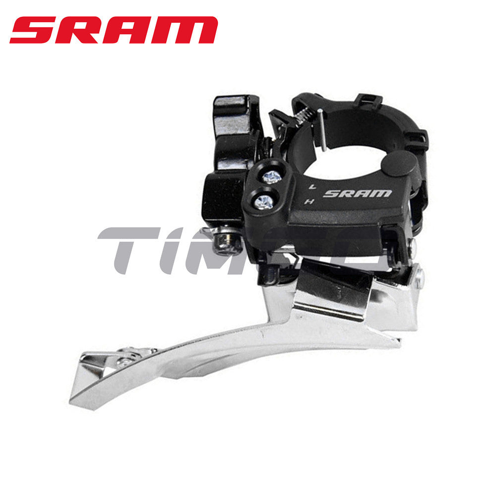 สับจานหน้า Sram X4 MTB ขนาด 37/8 ความเร็ว ปรับได้ทั้งสองด้าน ใช้กับคลิปขนาด 31.8/34.9 มม.