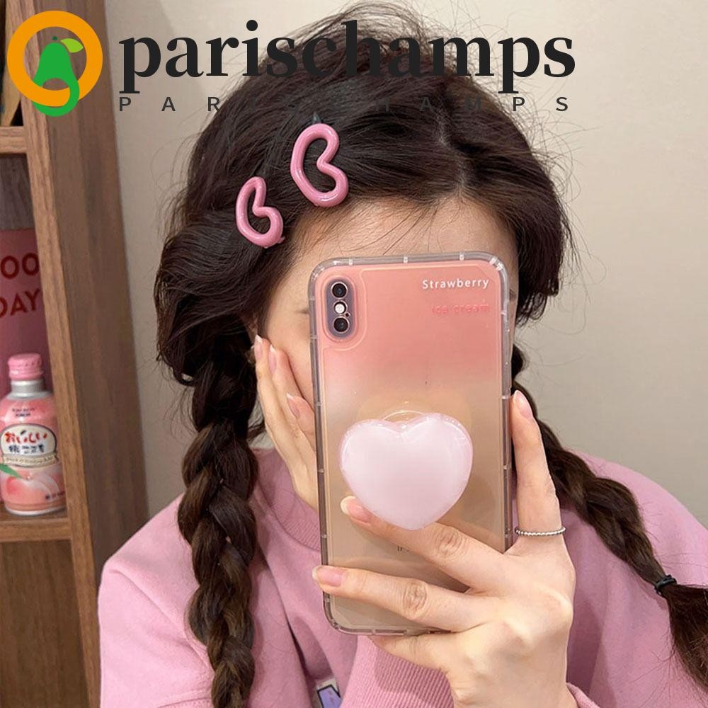 Parischamps กิ๊บติดผมหน้าม้า รูปหัวใจน่ารัก ของขวัญ สําหรับผู้หญิง Y2K