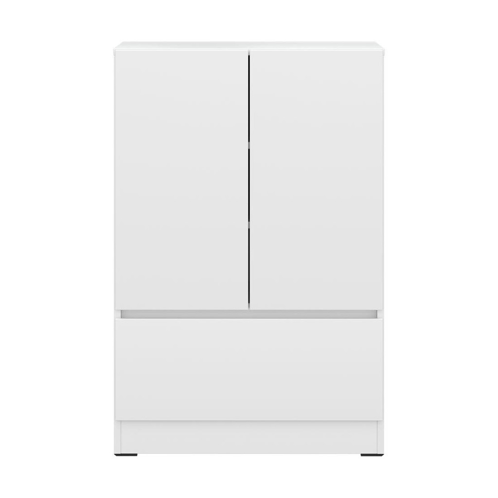 SB Design Square ตู้รองเท้า รุ่น Pura ขนาด 60 ซม. สีขาว (60x40x90)  แบรนด์ KONCEPT FURNITURE ราคา ถูกที่สุด ดีลบีเคเค แกลเลอรีภาพที่ 2